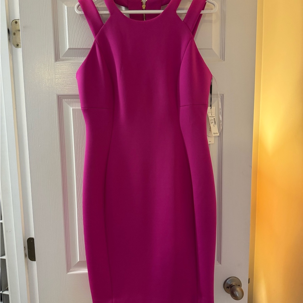 Calvin Klein Fuchsia Mini Dress